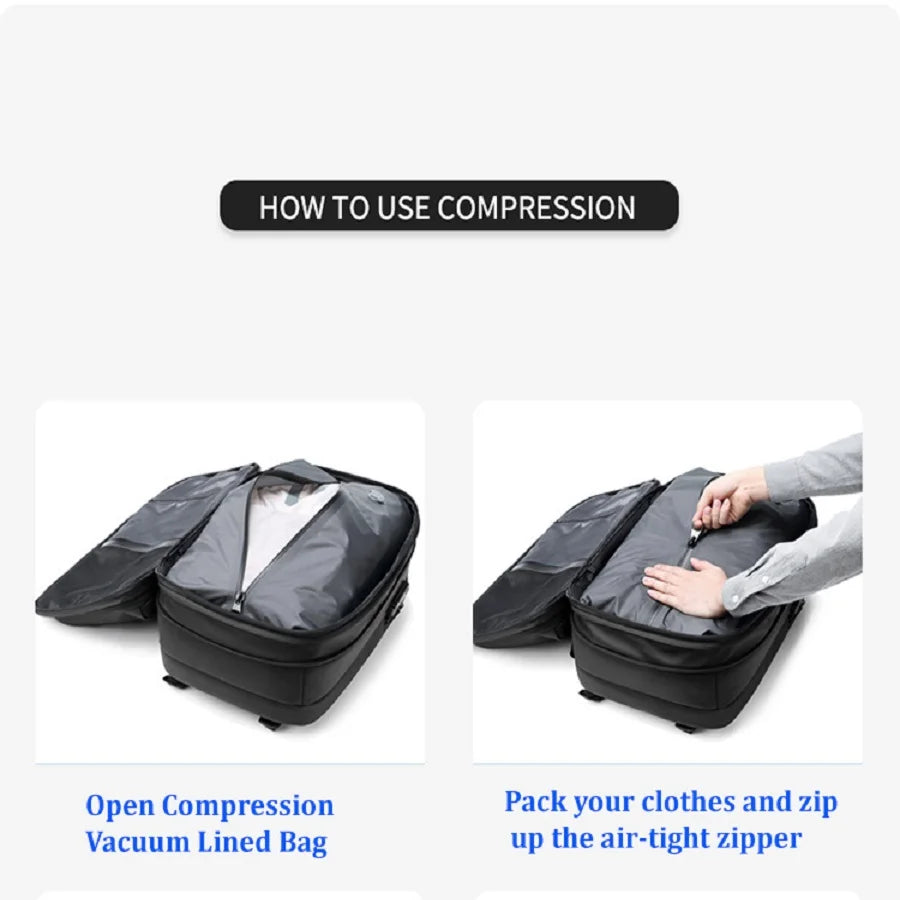 Vacuum Compression Backpack – Pack More, Carry Less