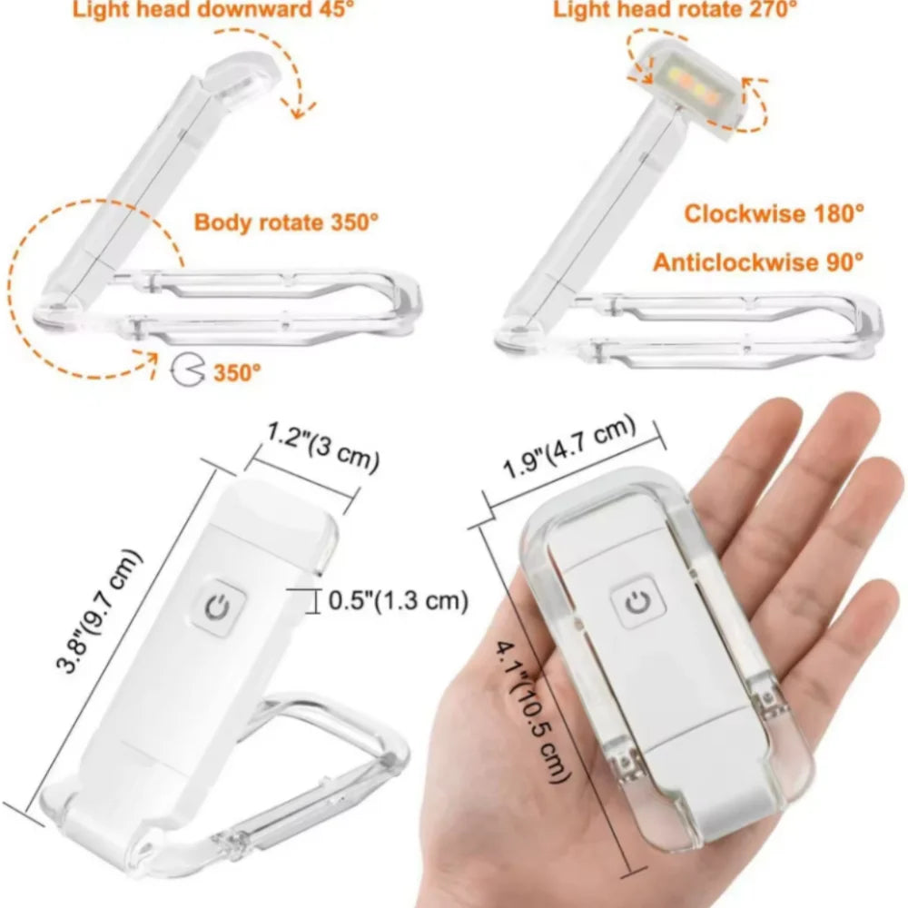 Portable Rechargeable Book Lamp