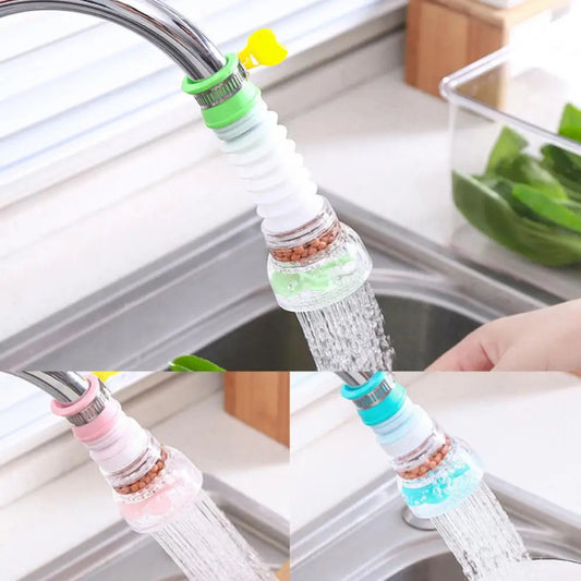 AquaTwist: Rotating Washable Faucet Filter