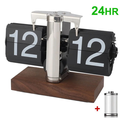 AutoFlip Modern Desk Clock