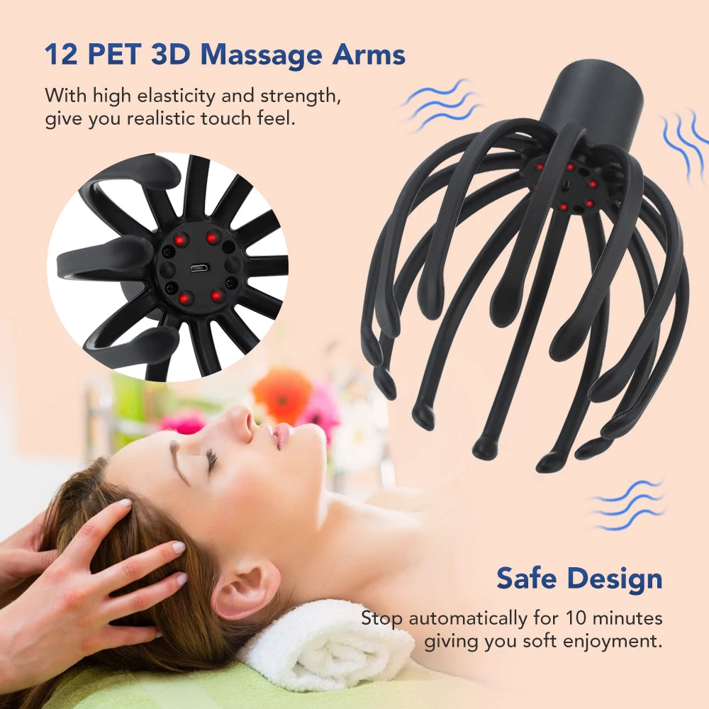Electric Scalp Therapy Massager