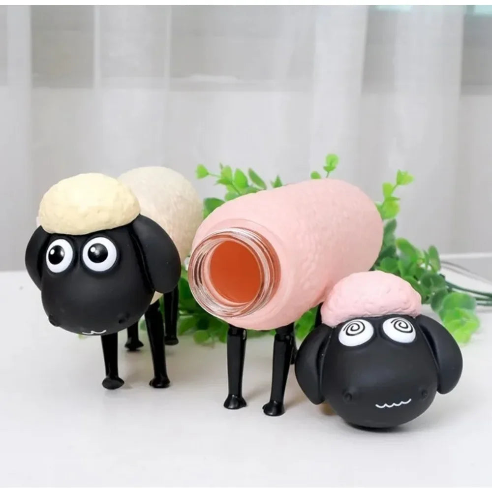 Sheepy Sip Glass Water Bottle