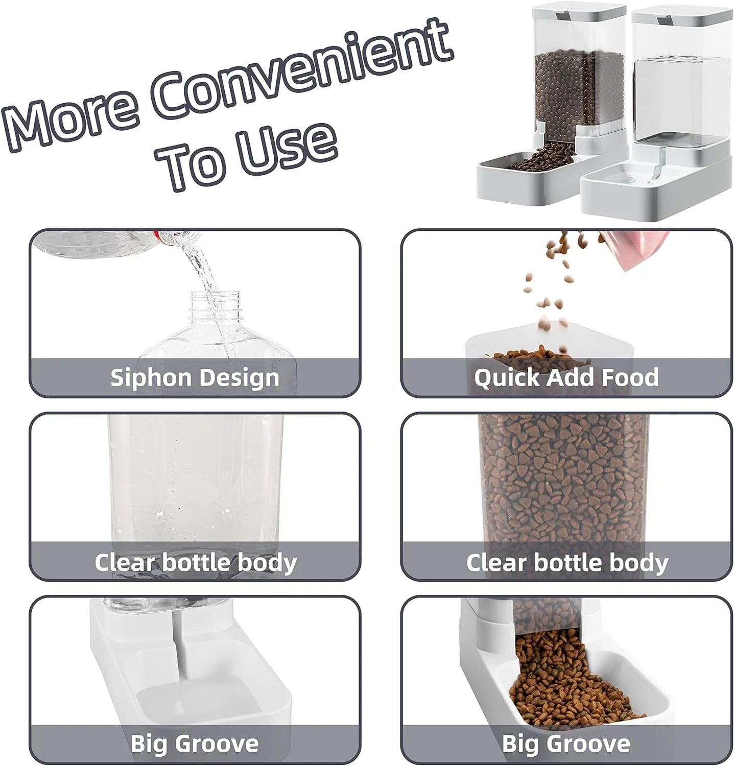 Automatic Pet Feeder & Water Dispenser