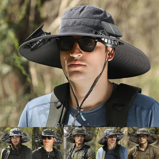 SolarBreeze™ Visor Fan Hat