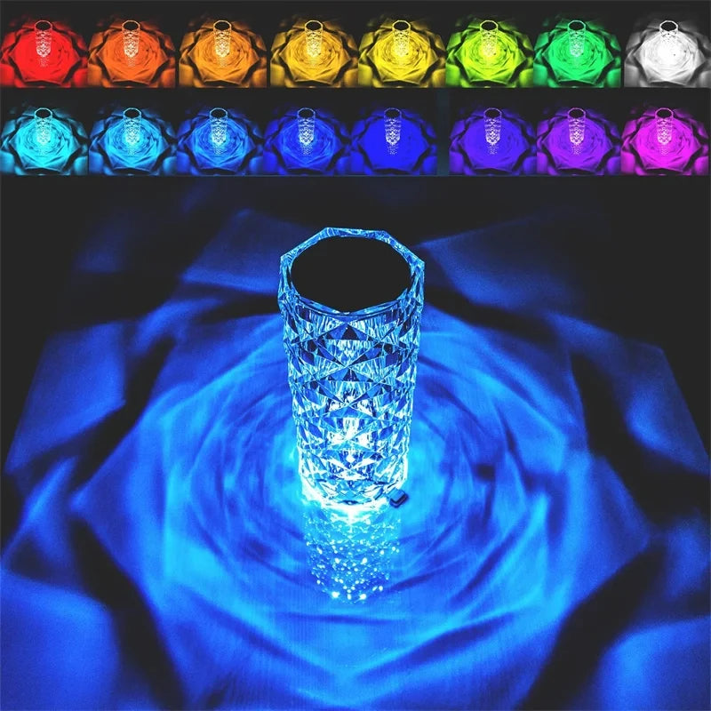 Touching Control Crystal Lamp