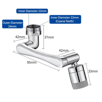 UNIVERSAL 1080° ROTATION FAUCET