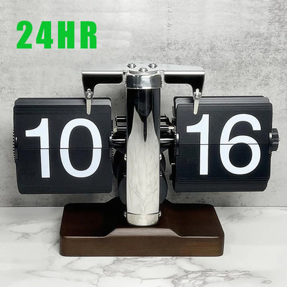 AutoFlip Modern Desk Clock